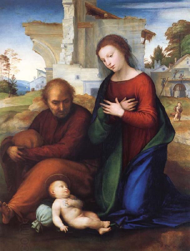 Fra Bartolommeo The Virgin Adoring the Child with Saint Joseph China oil painting art